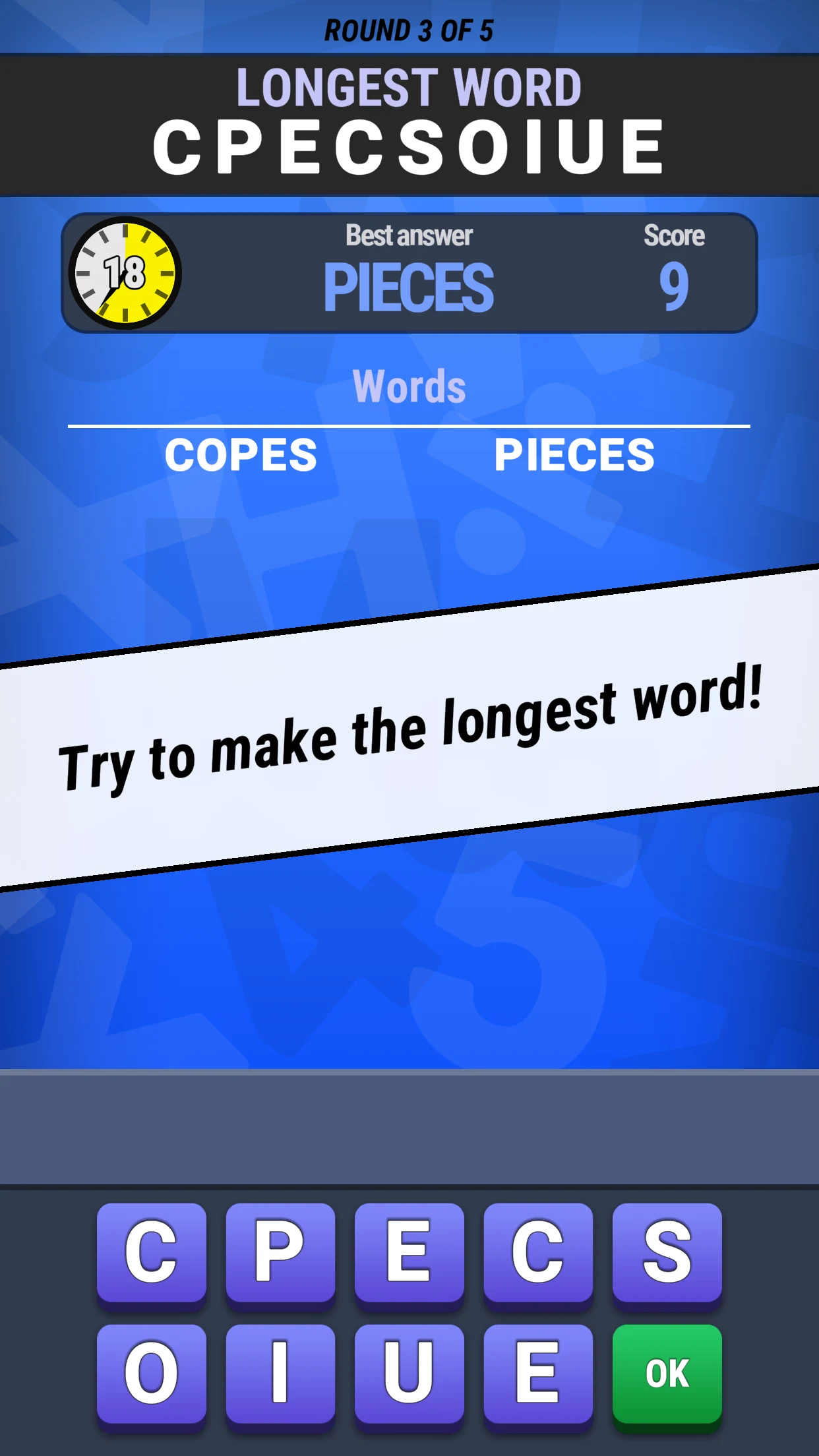 Words and Sums screenshot