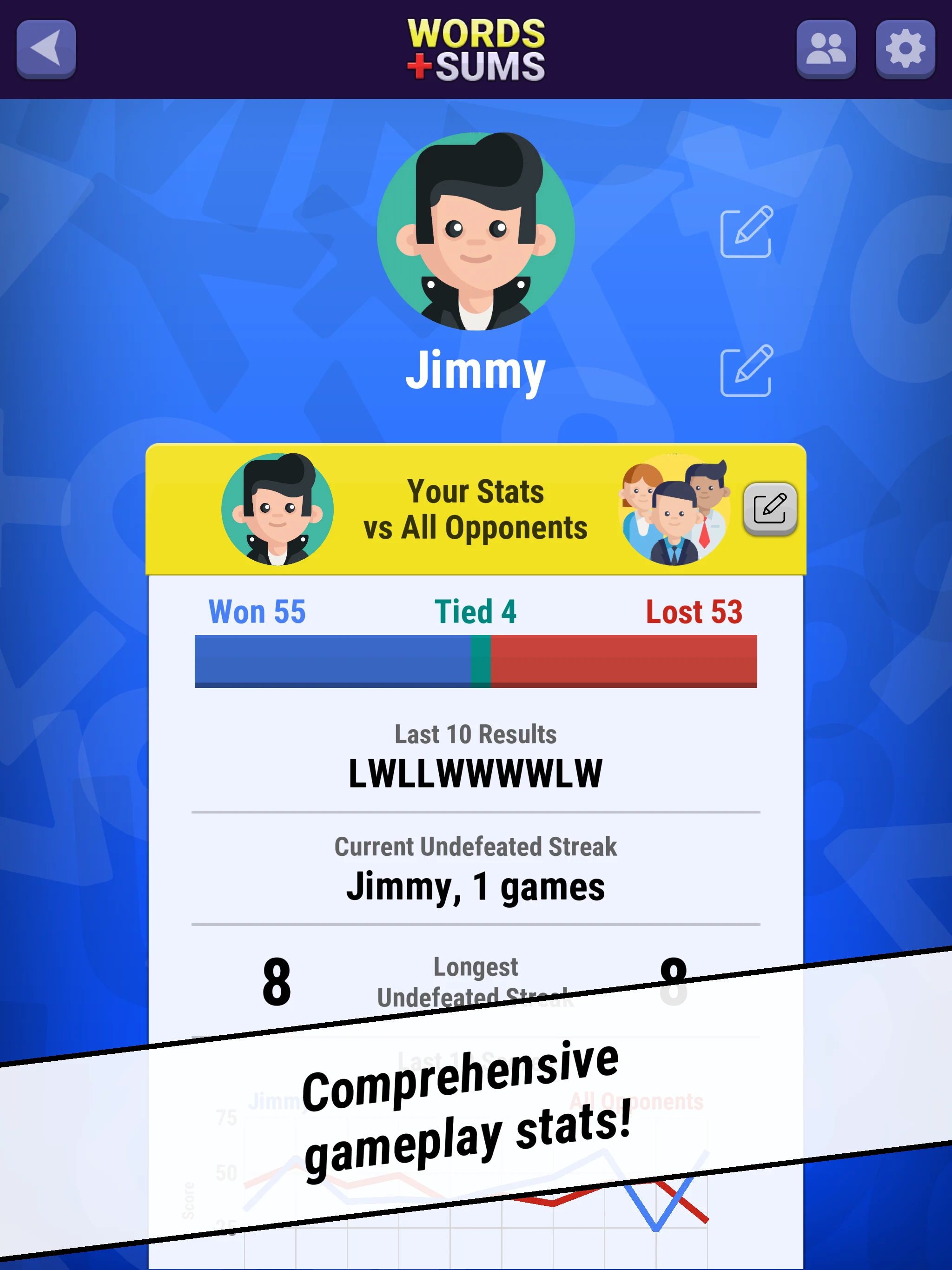 Words and Sums screenshot
