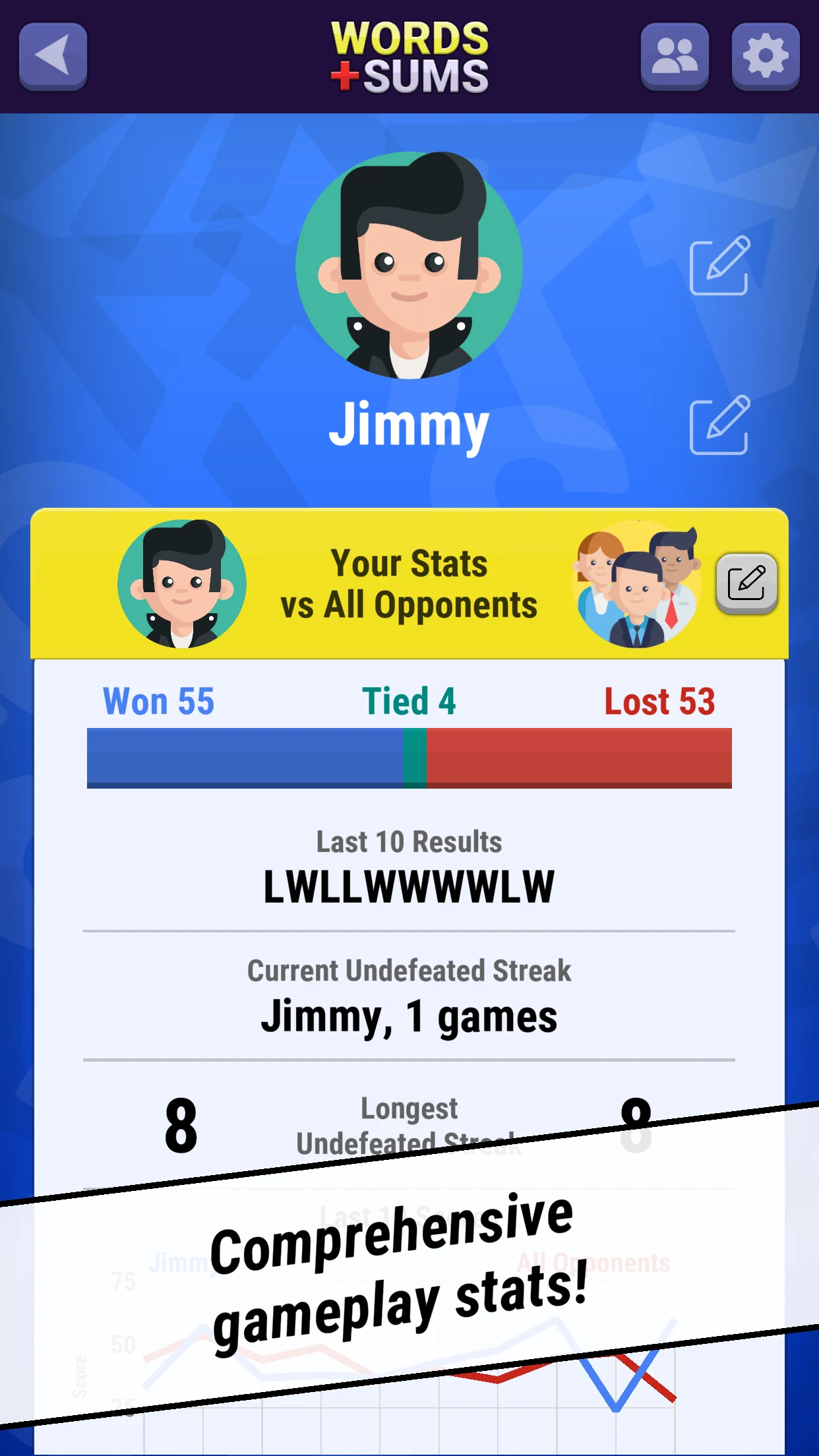 Words and Sums screenshot